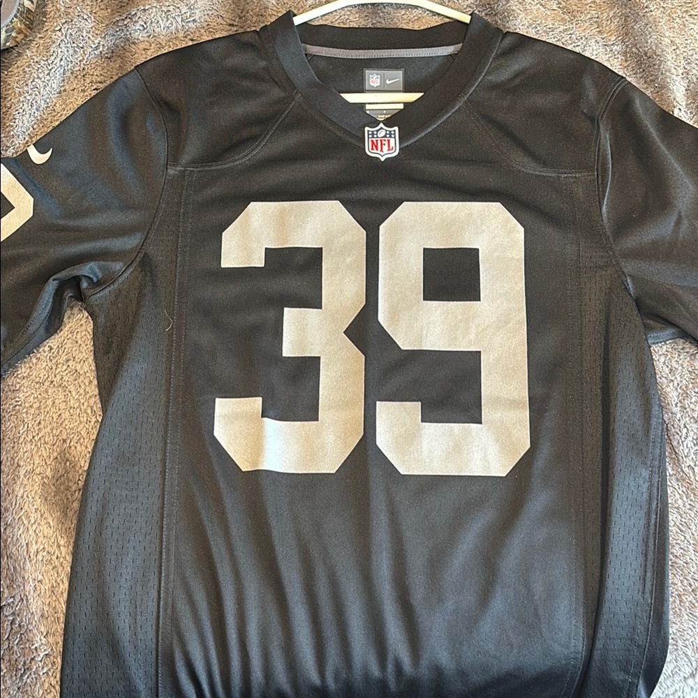 Nike NFL Black Jersey #39 Nate Hobbs
